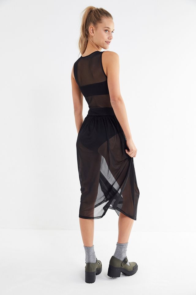 UO - Robe midi en tulle transparent #1