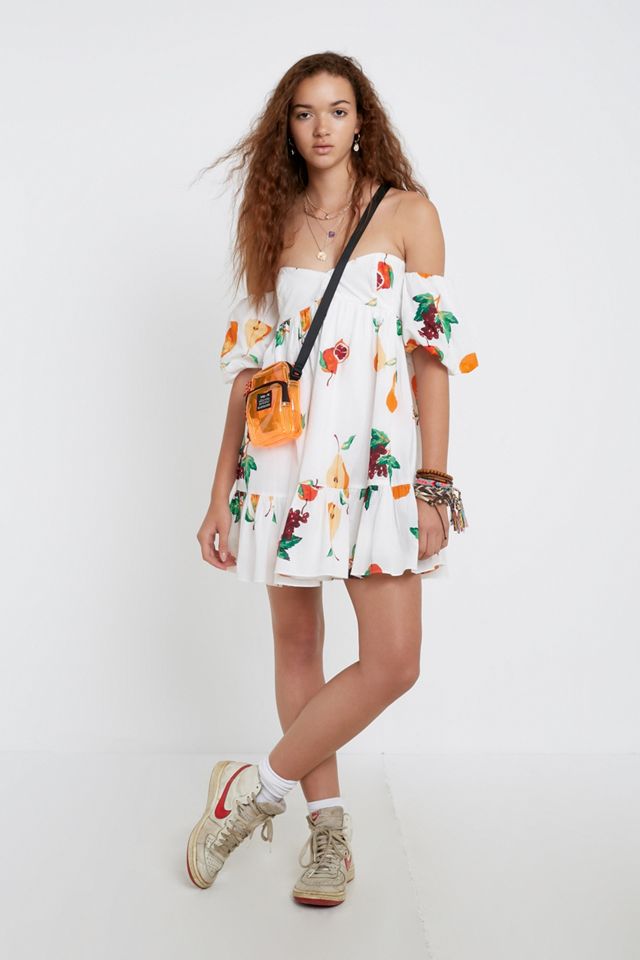 UO Summer In Italy Off-The-Shoulder Mini Dress #1
