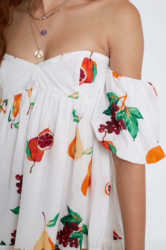 UO Summer In Italy Off-The-Shoulder Mini Dress #2