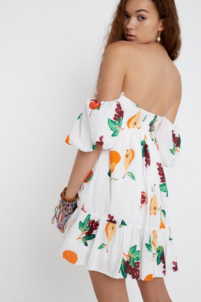 UO Summer In Italy Off-The-Shoulder Mini Dress #3