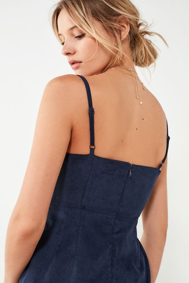 Urban Outfitters Corduroy Straight-Neck Mini Dress #3