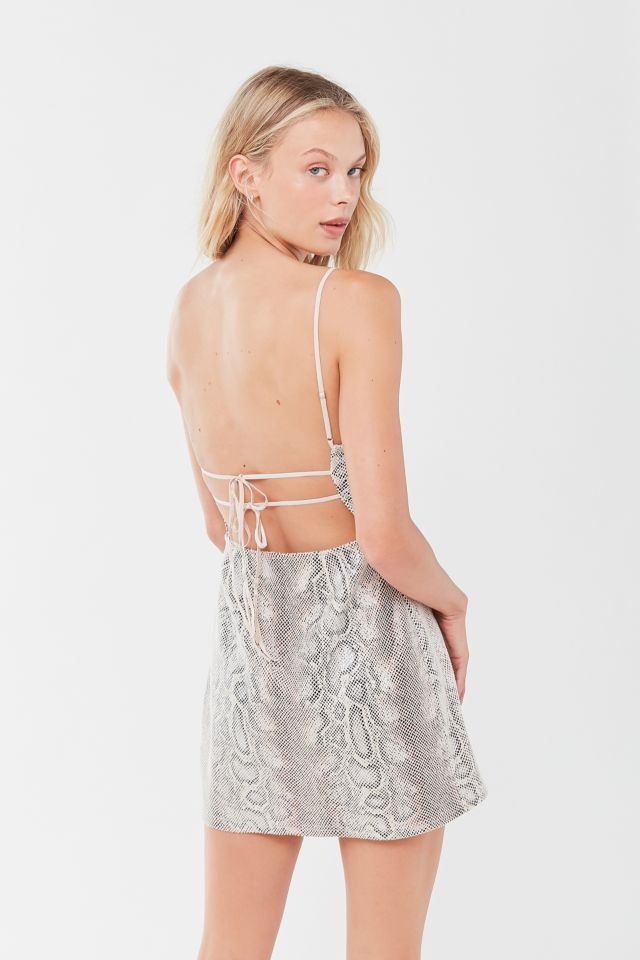 Urban outfitters 2025 snake print dress