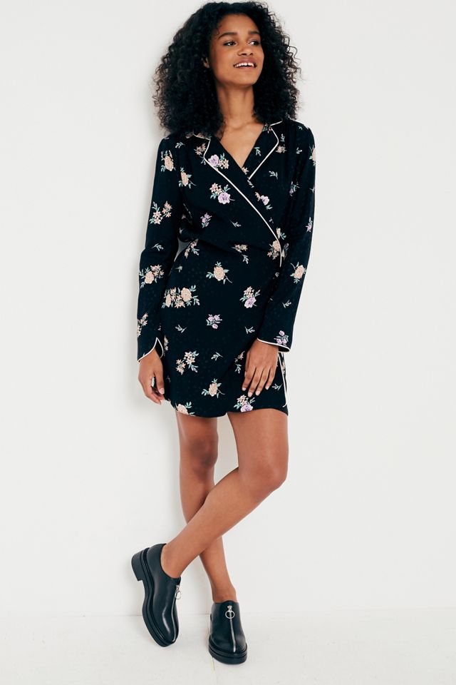 Pins & Needles Floral Jacquard Dressing Gown Dress Urban Outfitters UK