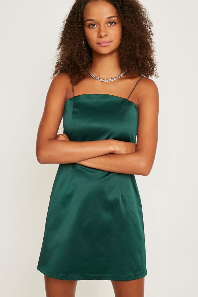 Urban outfitters green outlet silk dress