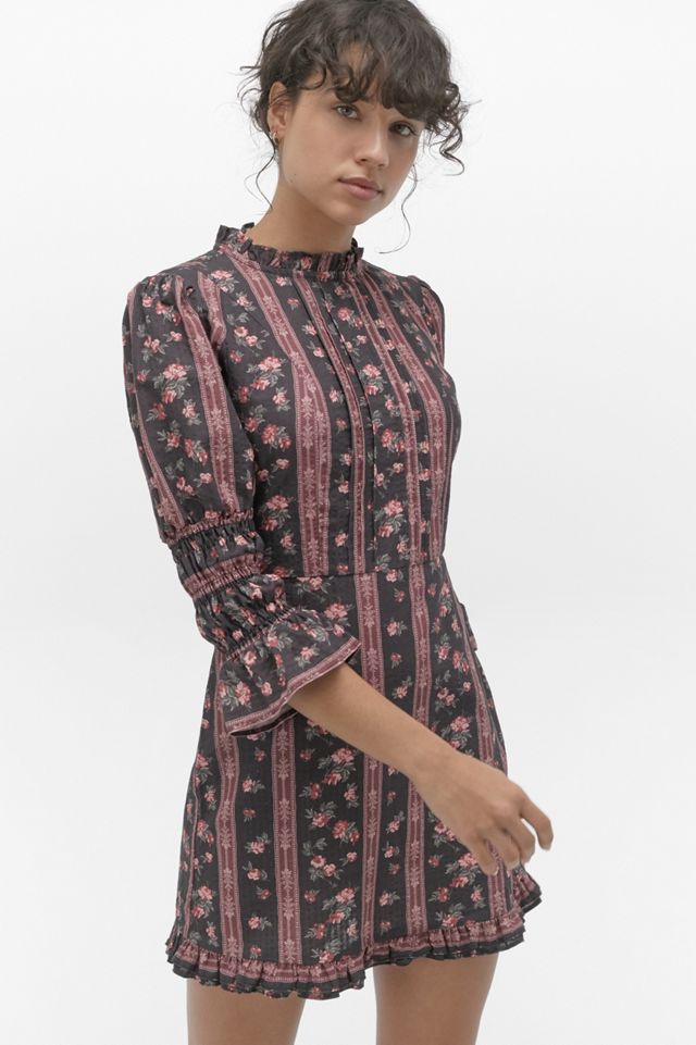 UO Maisy Floral Victoriana Mini Dress #2