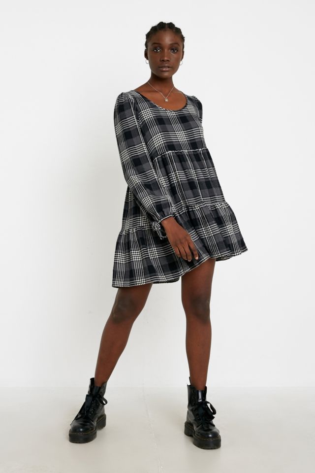 Patterned best sale smock dress