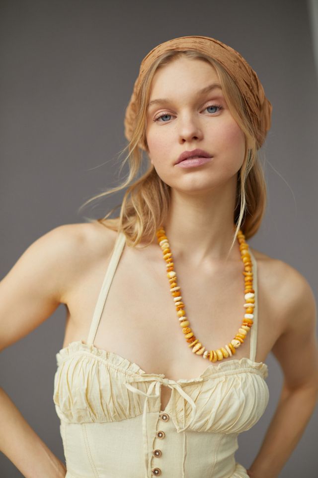 UO - Robe midi en lin mélangé Cora #2