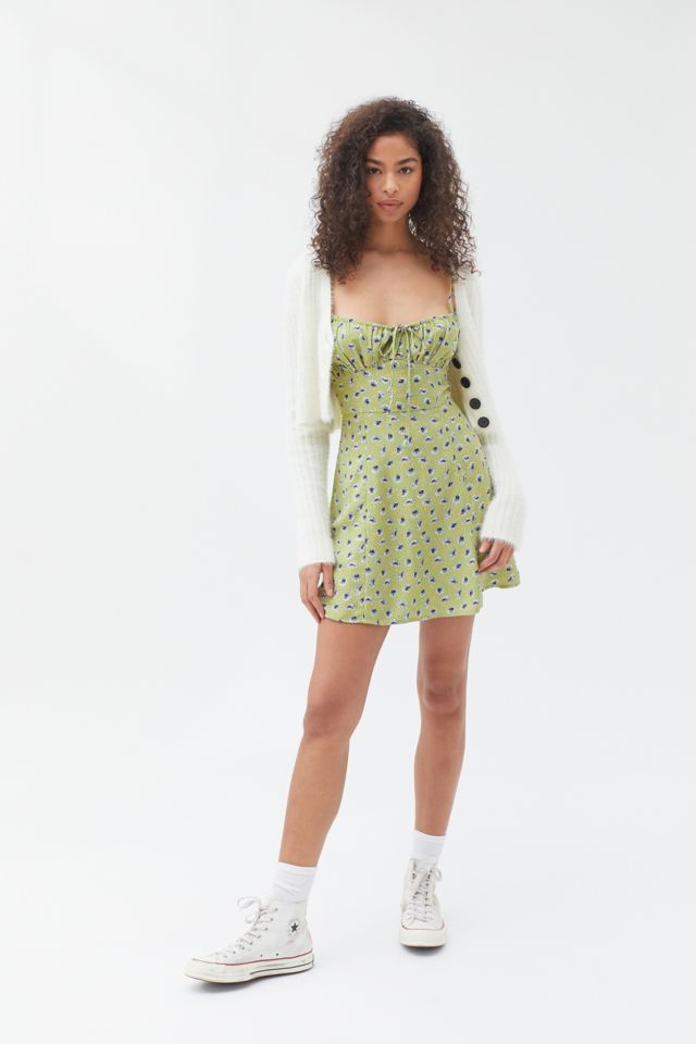 Urban outfitters 2025 tie front dress