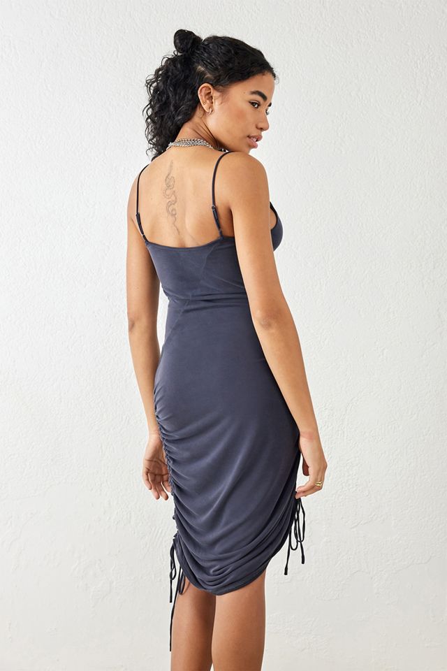 Vestito Mini Arricciato in Cupro UO Hanna #3