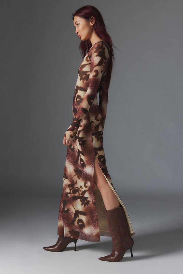 Silence + Noise Dylan Off-The-Shoulder Maxi Dress #3