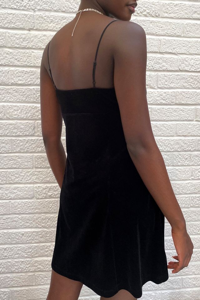 princess polly baby blue dress NWT Urban Outfitters Black velvet velour mini