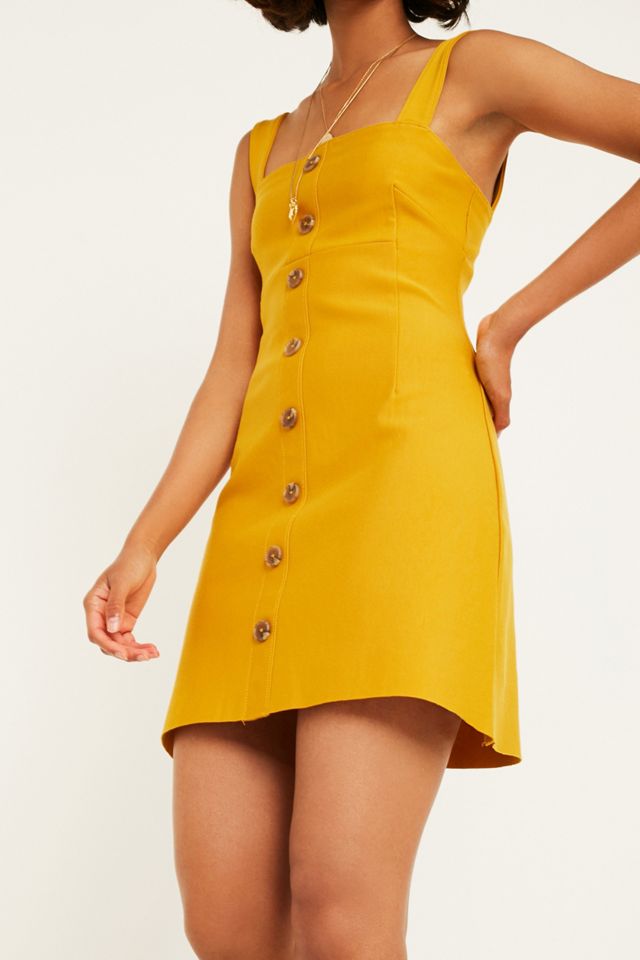UO Sandy Button-Through Slip Dress #1