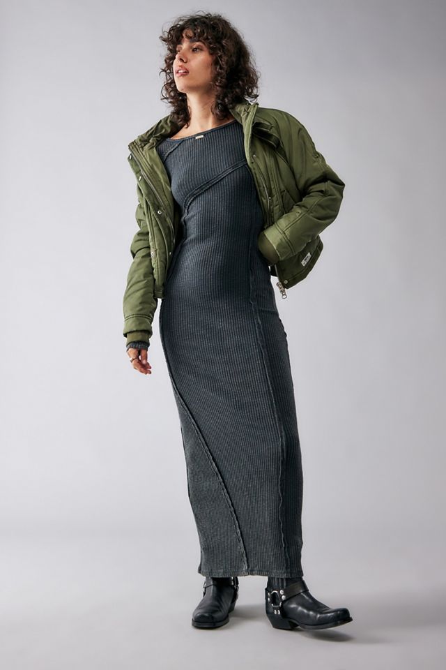 BDG Cassia Long Sleeve Backless Maxi Dress #3