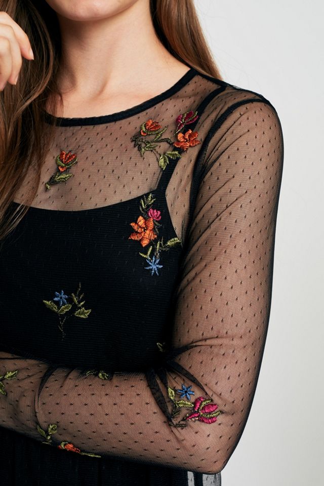 Spille & Aghi Dobby Ricamo Mesh Dress #3
