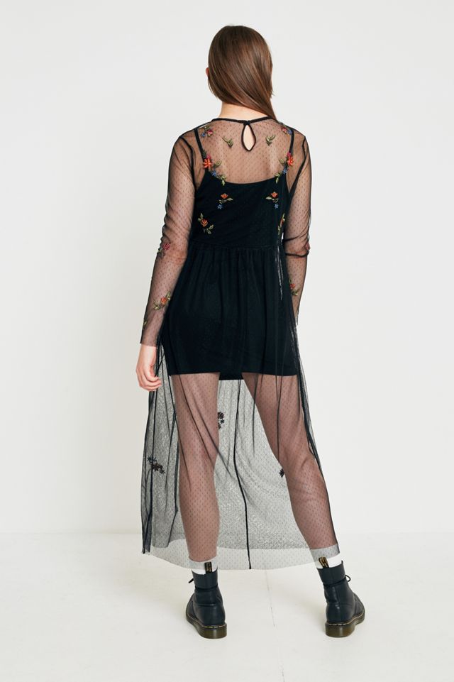 Spille & Aghi Dobby Ricamo Mesh Dress #4