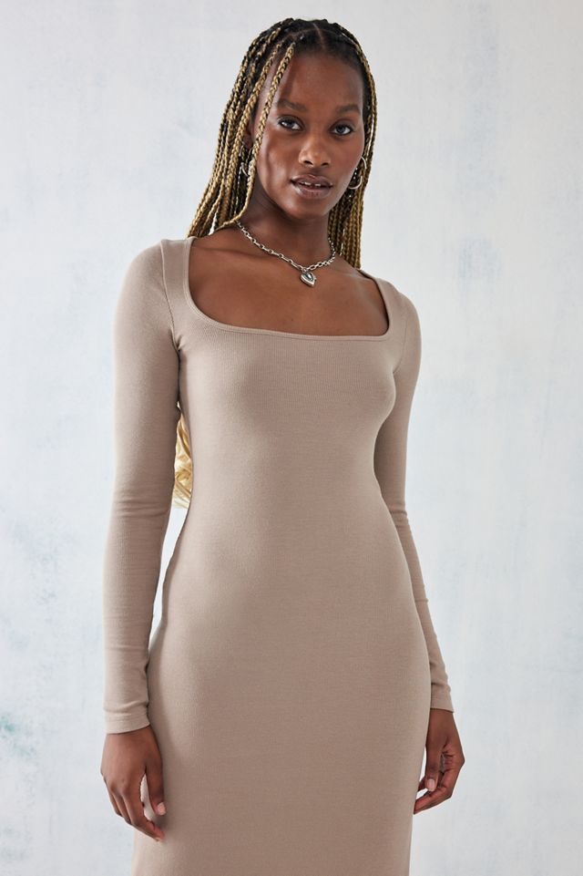 UO Sabina Langarm Slinky Maxikleid #2
