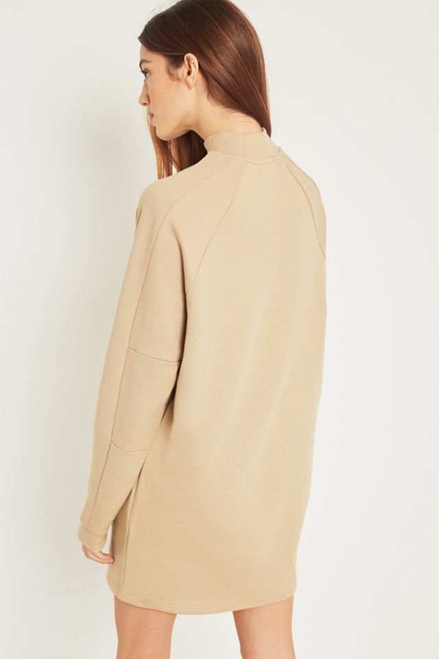 BDG Seamed Half-Zip Sweatshirt Dress #4