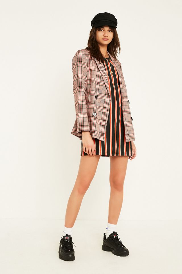 UO Vertical Stripe T-Shirt Dress #1