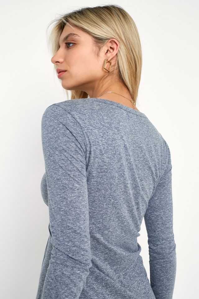 UO - Robe à manches longues avec découpe et nœud sur le devant #3