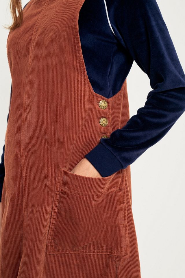 BDG Easy Brown Corduroy Pinafore #2