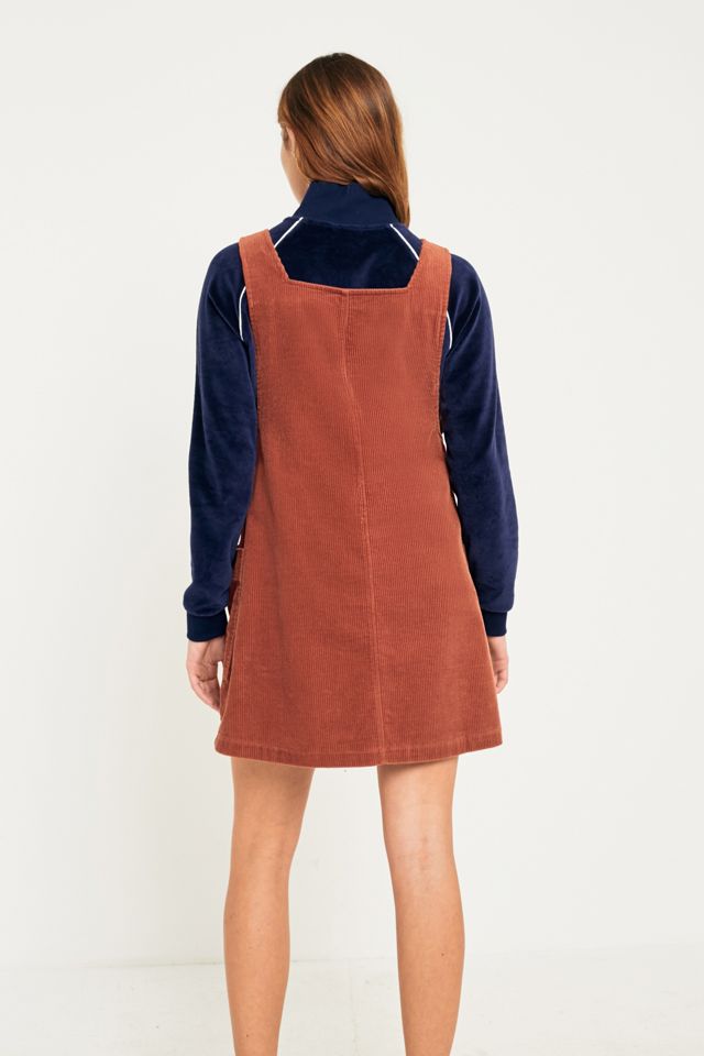 BDG Easy Brown Corduroy Pinafore #3