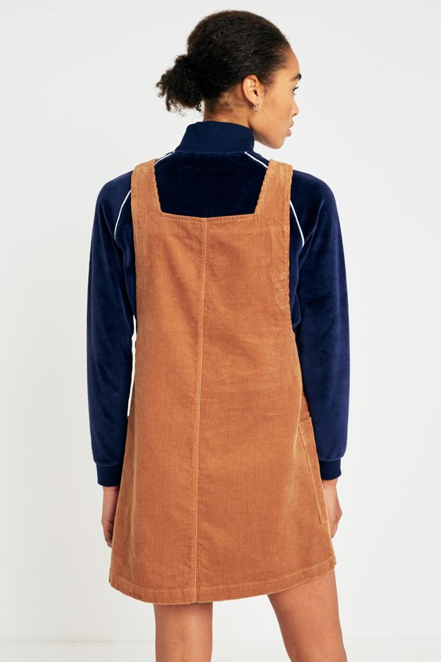 BDG Easy Light Brown Corduroy Pinafore Dress #3