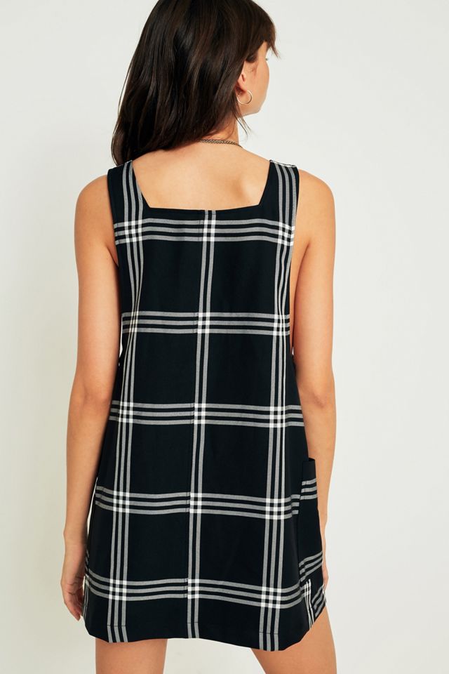 BDG Checked Pinafore Dress #3