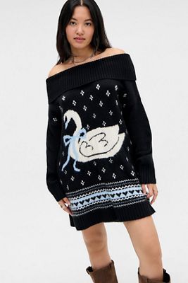 Robe pull graphique Suzie BDG