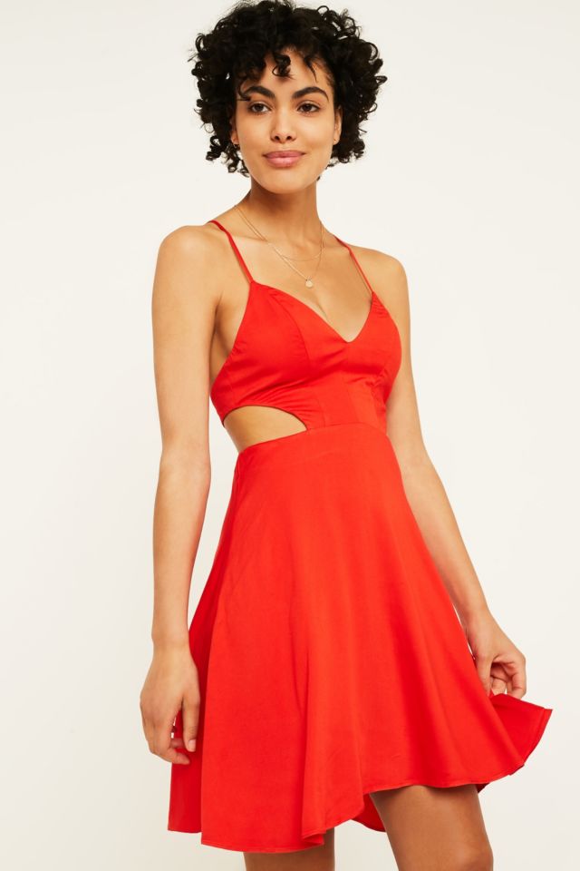 Urban outfitters red on sale dress