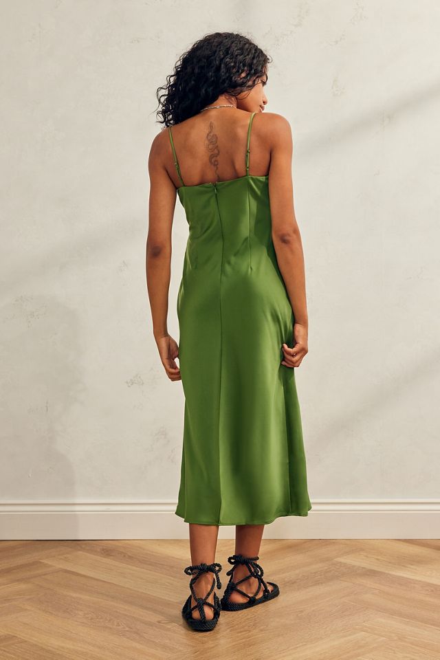 long navy off the shoulder dress Law of Attraction Navy Bardot Draped Split Maxi Dress – Club L London