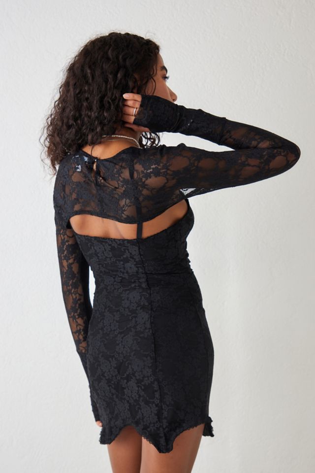 Black lace shrug best sale