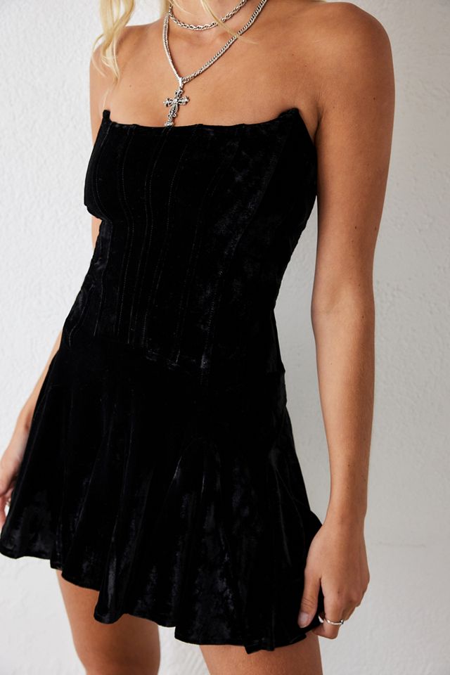 UO Antoinette Bustier Mini Vestido #2