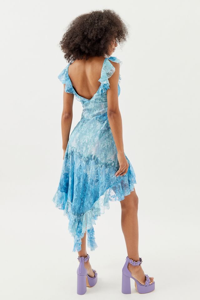 UO Hyacinth Lace Asymmetrical Midi Dress #3