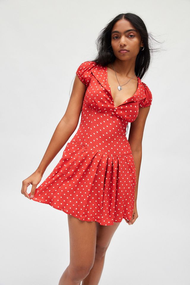 Kimchi Blue Vera Polka Dot Mini Dress #1