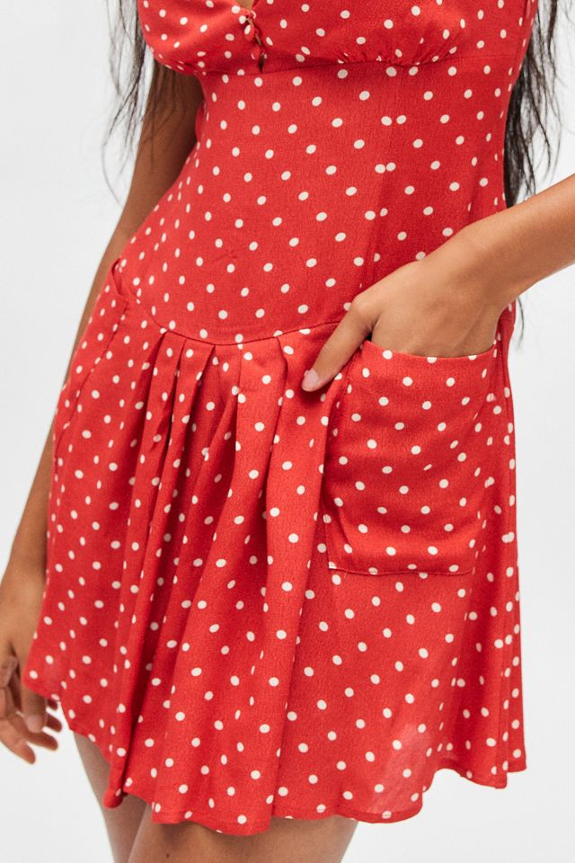 Kimchi Blue Vera Polka Dot Mini Dress #2