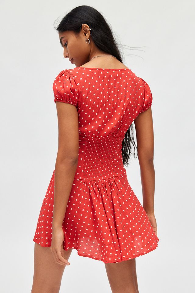 Kimchi Blue Vera Polka Dot Mini Dress #3