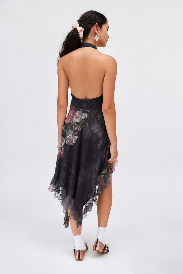 Kimchi Blue Fleur Halter Midi Dress #3