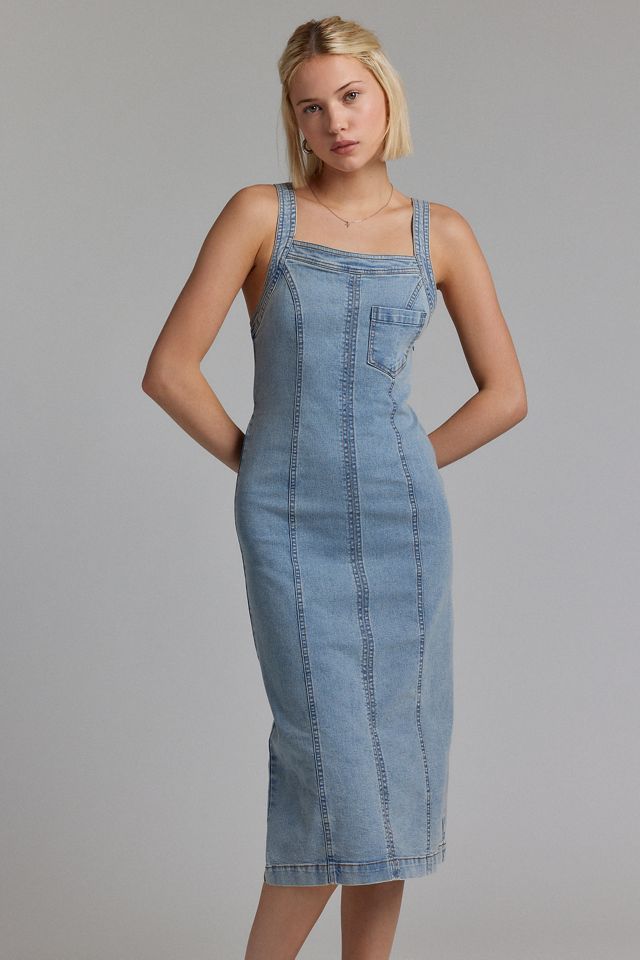 BDG Finley Denim Midi Dress #2
