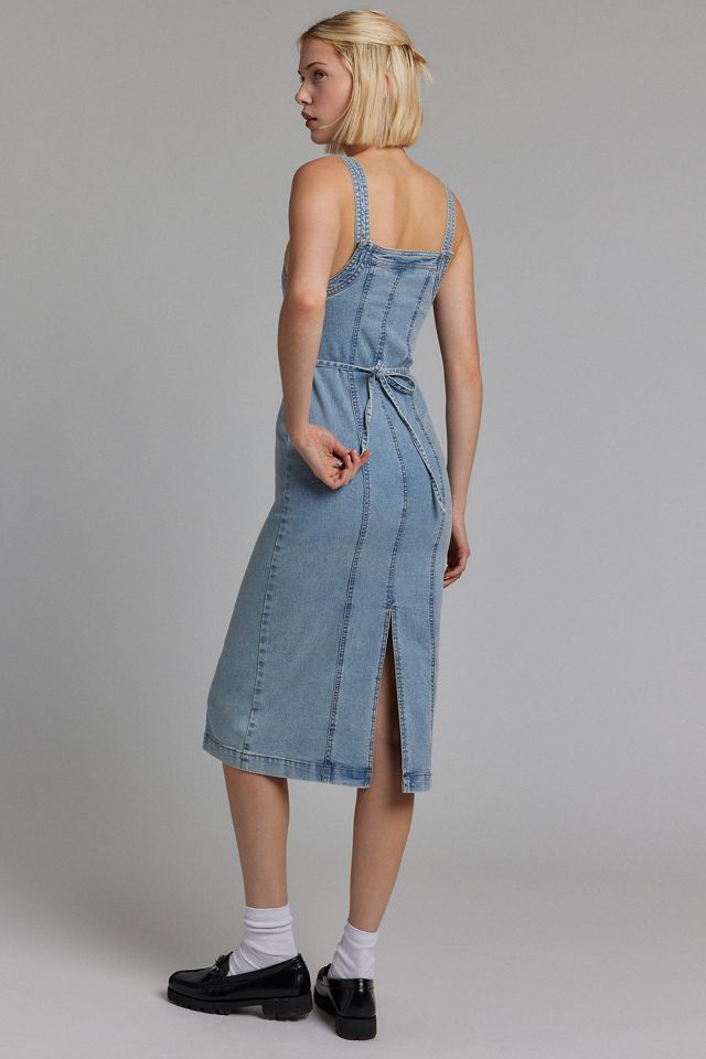 BDG Finley Denim Midi Dress #3