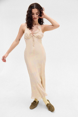 Robe mi-longue écarlate en taille: XS - Kimchi Blue - Modalova
