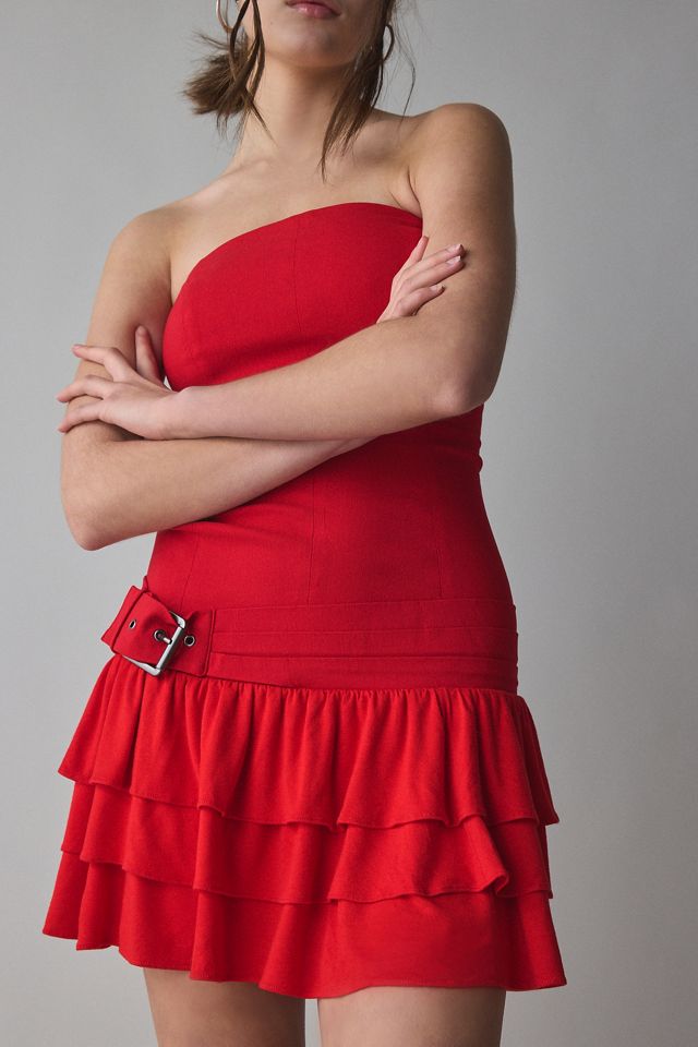 Silence + Noise Rubie Strapless Mini Dress #1