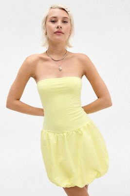 Kimchi Blue Bandeau Bubble Mini Dress