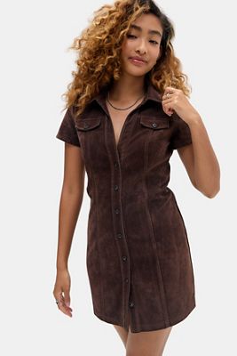 Robe Mini en Suédine BDG Polly