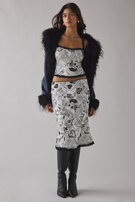 Jaded London Leopard Print Chuck Cardigan | Urban Outfitters UK