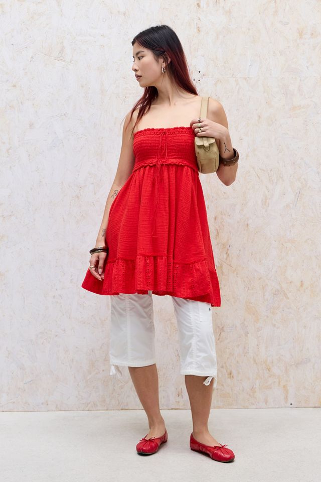 Kimchi Blue Washed Ashore Babydoll Dress #3
