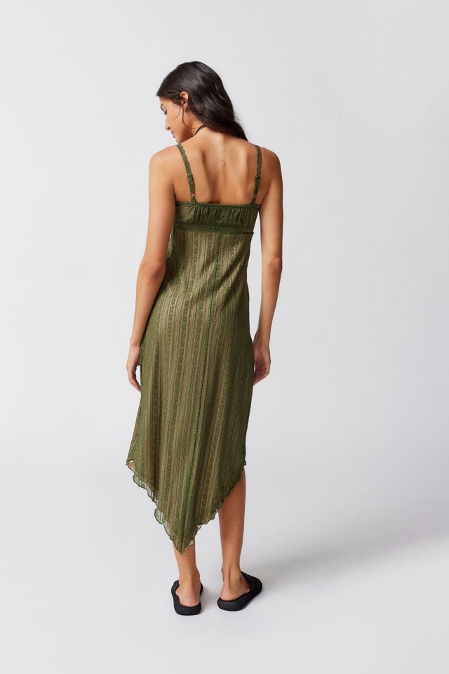 UO - Robe midi en dentelle Nikita à ourlet en pointes #4