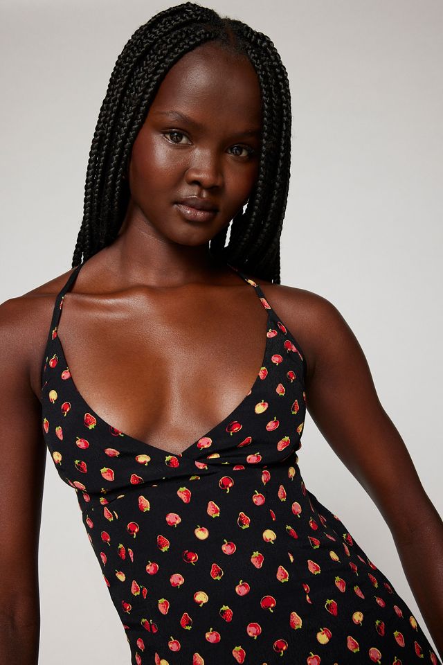 Kimchi Blue Hana Strappy-Back Halter Mini Dress #3