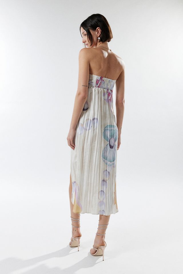 Silence + Noise Kai Floral Midi Dress #3