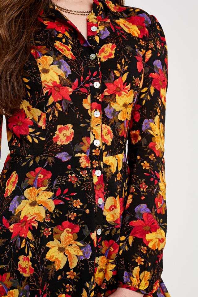 Kimchi Blue Sabrina Floral Shirtdress #1