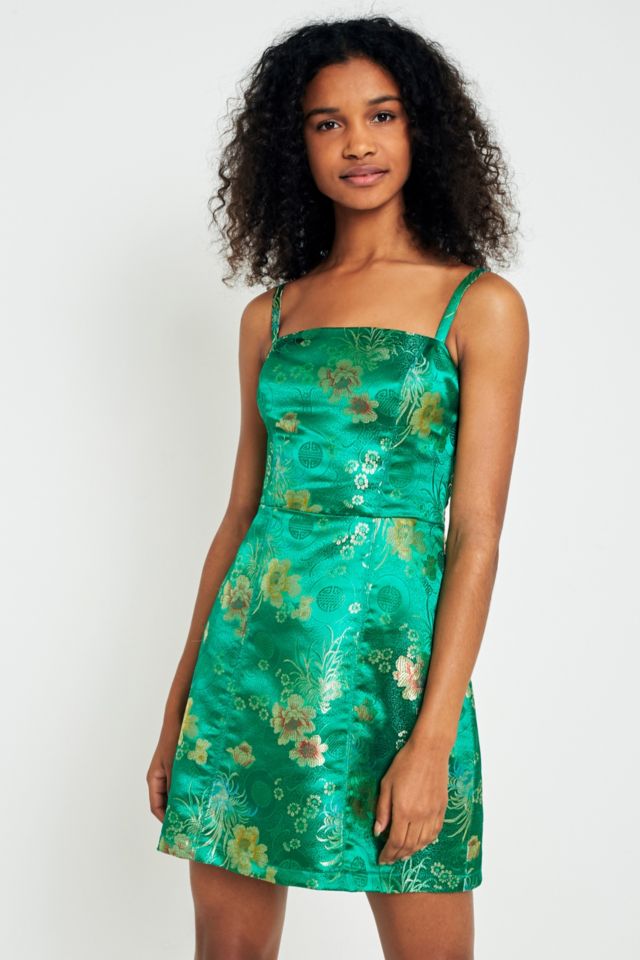 Green oriental shop dress